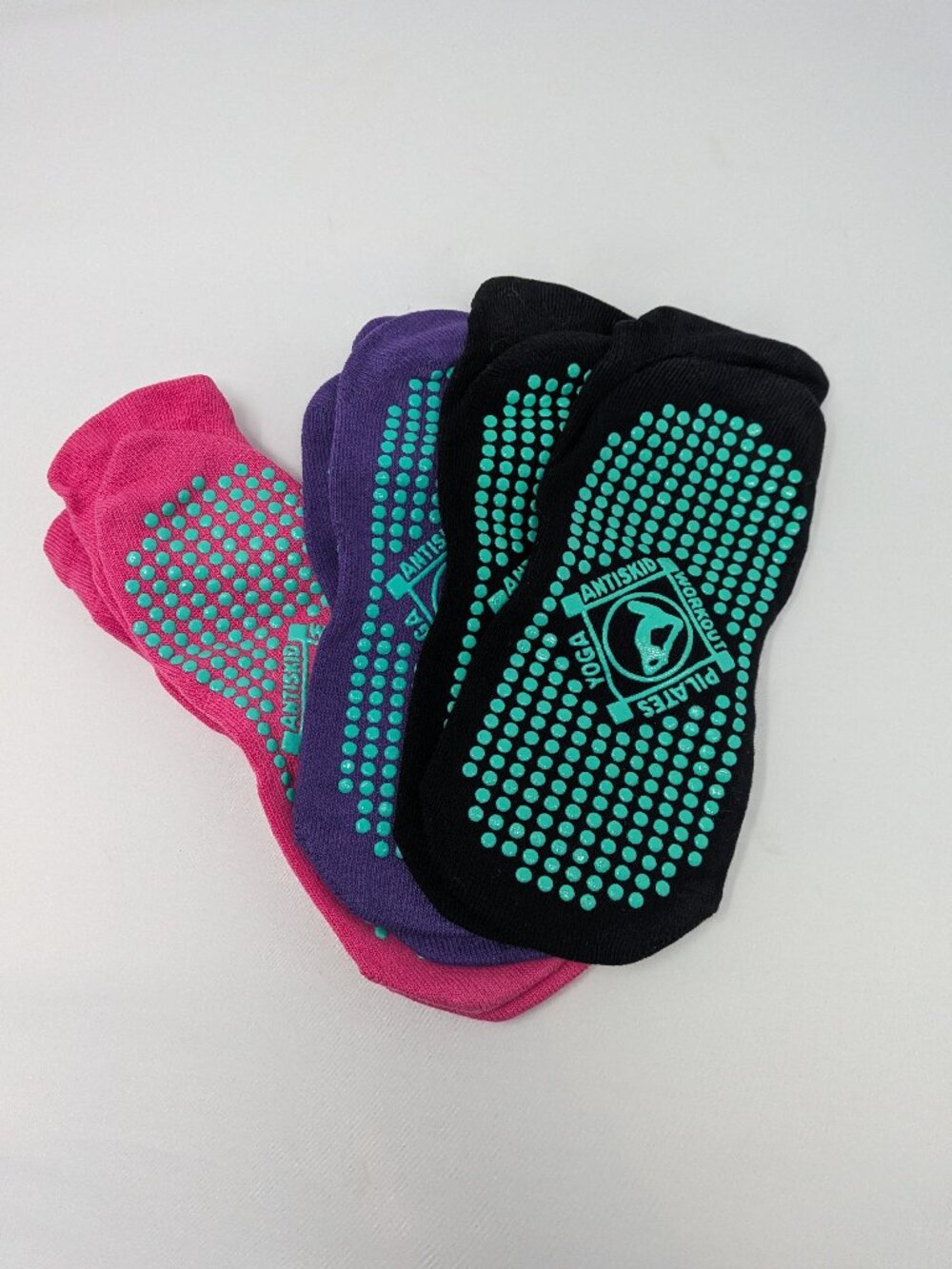 Yoga Pilates Grip Socks Lot Non Slip Anti Skid Workout Socks Women